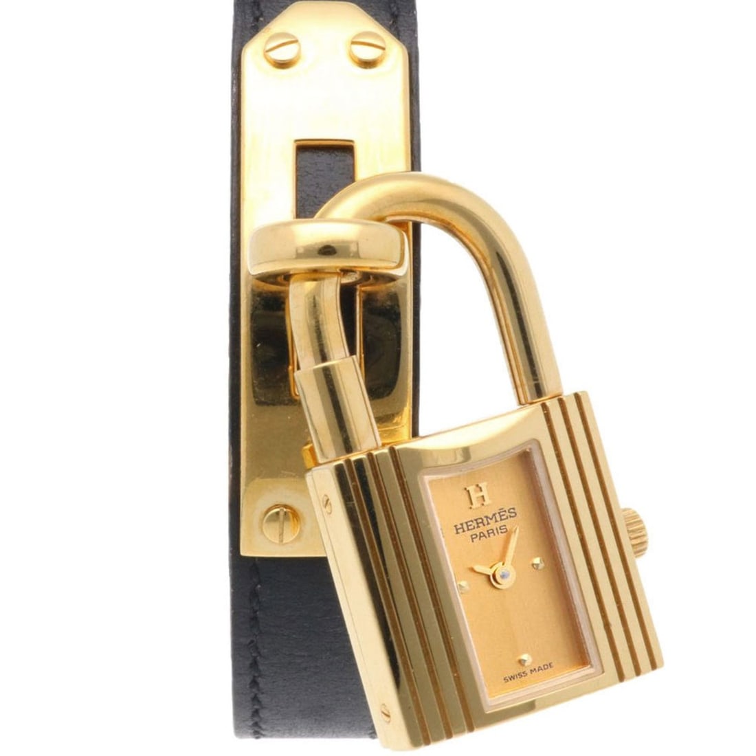 Hermès Kelly Watch, GP Quartz, Women's, Pre-owned: --- Catalog ---Category: SizeWrist Size: 13cm - 16cm / 5.11'' - 6.29''Case Diameter: 20mm / 0.79''Category: DesignType: WristwatchGender: WomenMaterial (Case): Gold platedCategory: GeneralBrand: Herme