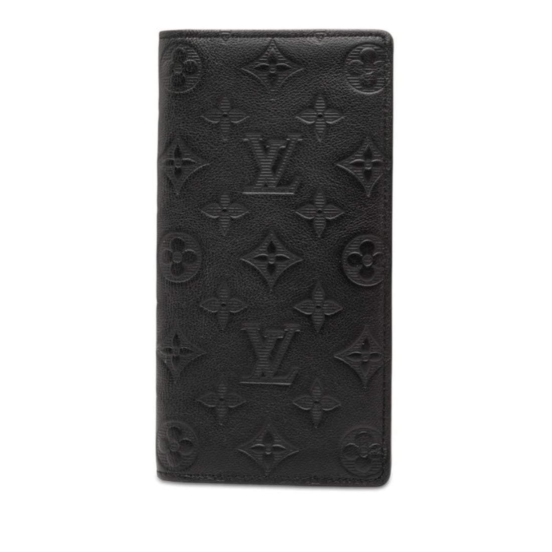 Louis Vuitton Monogram Embossed Portefeuille Brazza Long Wallet M69038 Black Leather Men's LOUIS: --- Catalog ---Category: SizeSize (HxWxD): 9cm x 19cm x 1cm / 3.54'' x 7.48'' x 0.39''Category: DesignType: Long wallet (bi-fold)Color: BlackGender: MenClosure: FlapMaterial: Leather Category: General