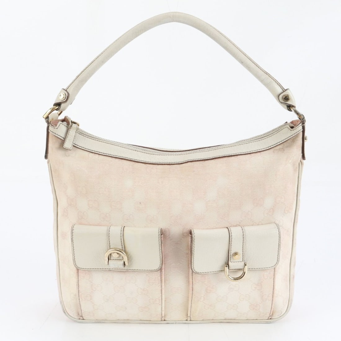 Gucci GG Canvas 153025 Leather x Shoulder Bag for Women (1 of 20)