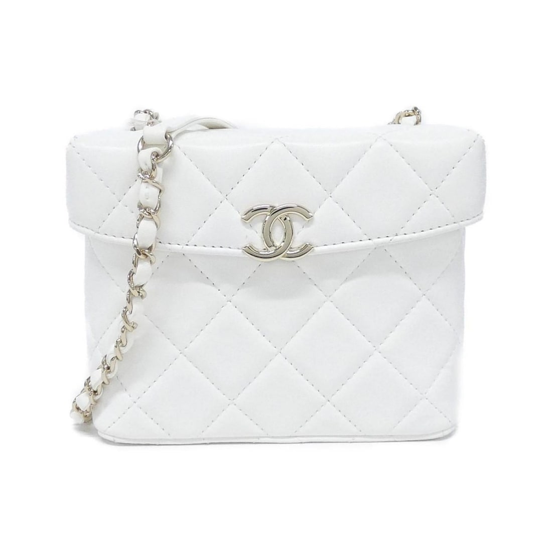 Chanel AS2877 Shoulder Bag: --- Catalog ---Category: SizeSize (HxWxD): 13.5cm x 16cm x 7cm / 5.31'' x 6.29'' x 2.75''Category: DesignType: Shoulder bagColor: WhiteGender: WomenMaterial: Leather Leather/Fur Type: