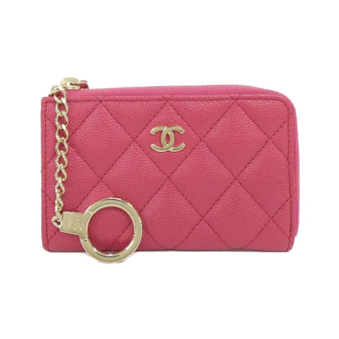 Chanel Timeless Classic Line AP0221 Coin & Key Case: --- Catalog ---Category: SizeSize (HxWxD): 7cm x 12cm x 2cm / 2.75'' x 4.72'' x 0.78''Category: DesignType: Coin purse/coin caseColor: PinkGender: WomenMaterial: Grained Calfskin Category: GeneralMPN: