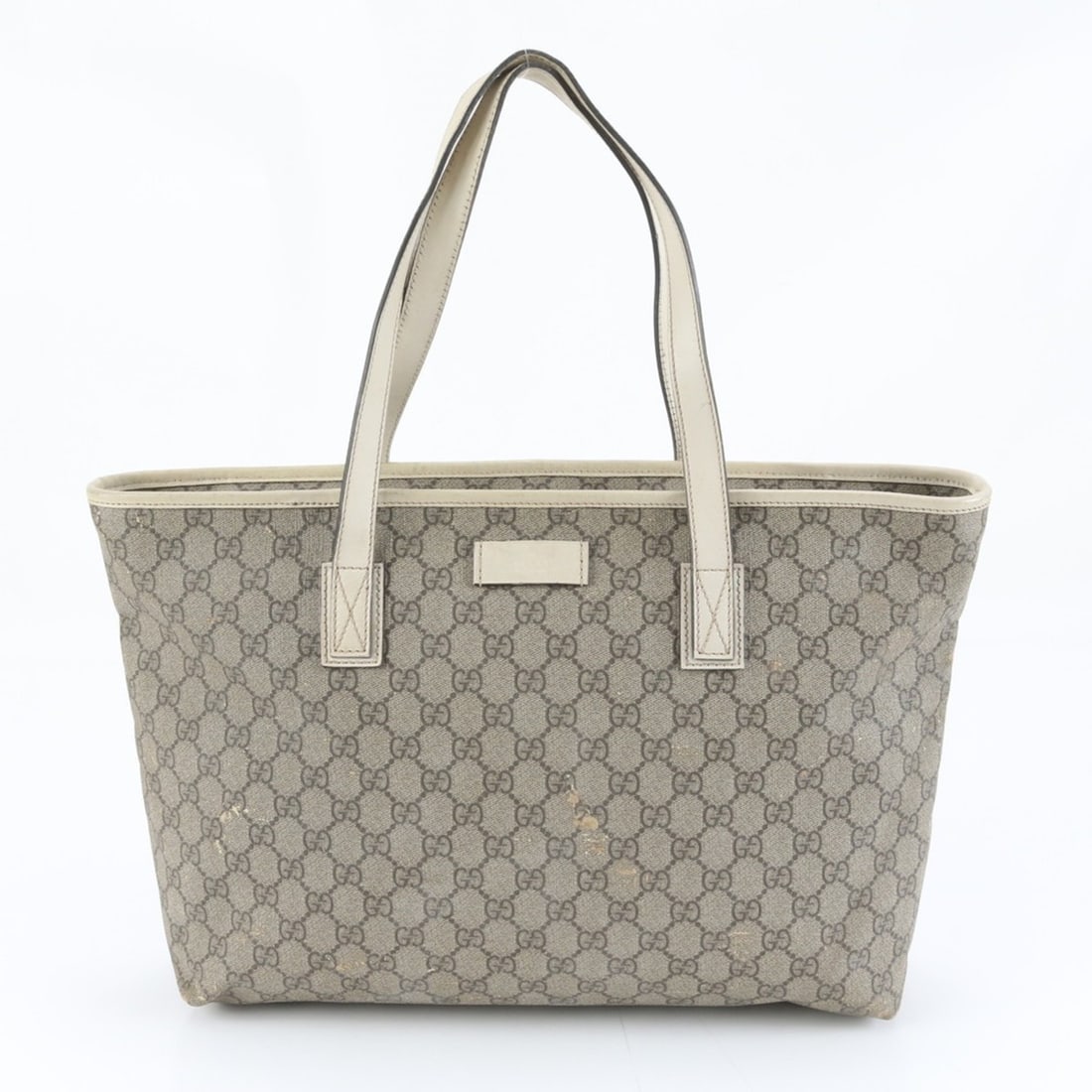 Gucci GG Supreme 211137 Leather Tote Bag Shoulder Handbag Women's (1 of 12)