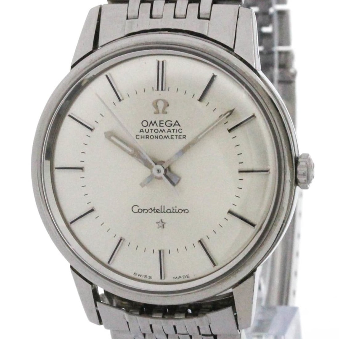 OMEGA Seamaster Cal 552 Steel Automatic Mens Watch 165.002 Vintage: --- Catalog ---Category: SizeCase Diameter: 34mm / 1.34''Category: DesignType: WristwatchStyle: Dress/FormalGender: MenColor (Dial): SilverMaterial (Band): Stainless steelMaterial (Case): Stainless st