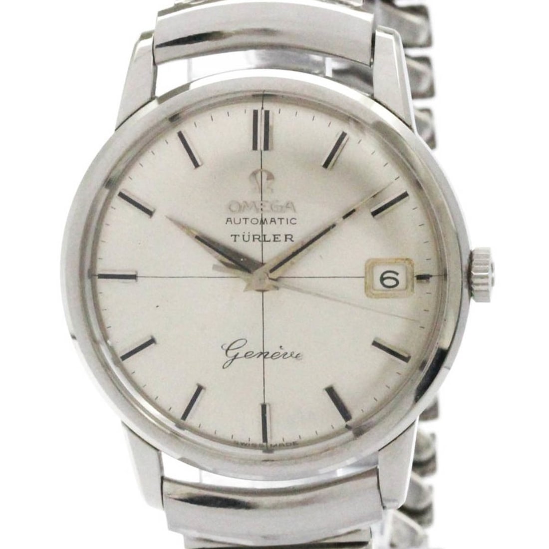 OMEGA Geneve Turler Cal.563 Steel Automatic Mens Watch 14703 Vintage (1 of 10)