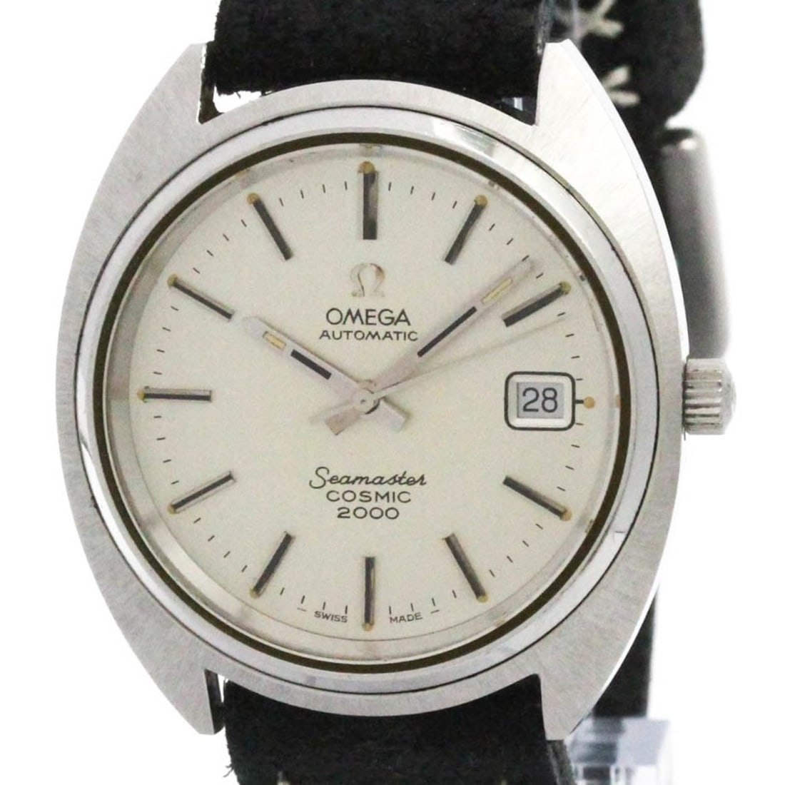 OMEGA Seamaster Cosmic 2000 Cal 1012 Steel Automatic Mens Watch 166.130 (1 of 10)