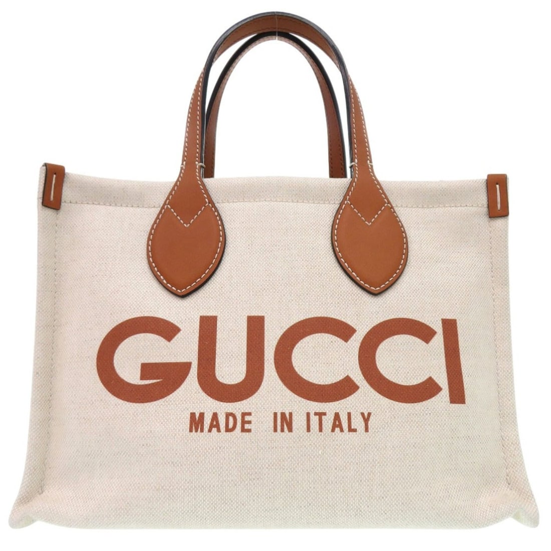 Like new Gucci Print Medium Tote 772144 2-way Canvas and Leather Beige 0852 (1 of 11)