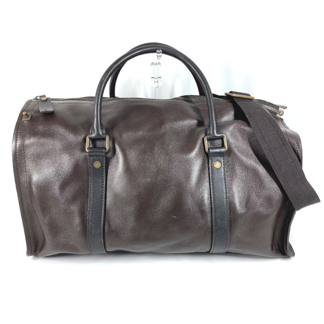 LOUIS VUITTON M92530 Utah Comanche Bag, 2-Way Shoulder Travel Boston Leather, Men's and Women's, (1 of 17)