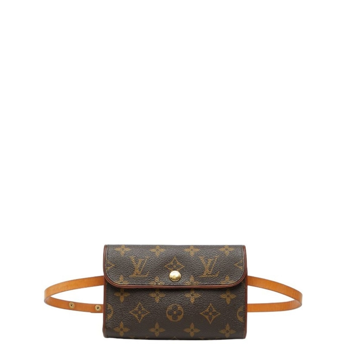 Louis Vuitton Monogram Florentine Pochette, Staff Exclusive, Body Bag/Waist Bag M51859, Brown: --- Catalog ---Category: SizeSize (HxWxD): 10.5cm x 16cm x 3cm / 4.13'' x 6.29'' x 1.18''Strap Length: 71.5cm / 28.14''Category: DesignType: Pochette, Sling bagColor: BrownGender: WomenMaterial: PVC ,