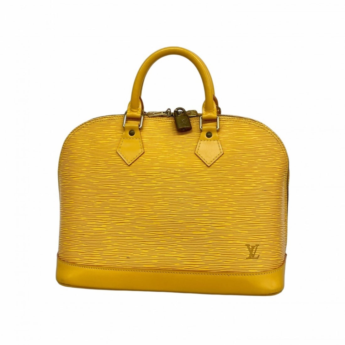 Louis Vuitton Epi Alma Handbag M52149 Jaune Women's P2083835: --- Catalog ---Category: SizeSize (HxWxD): 24cm x 30.5cm x 16.5cm / 9.44'' x 12'' x 6.49''Category: DesignType: HandbagColor: JauneGender: WomenCategory: GeneralMPN: M52149Brand: Louis Vuitton--- Item