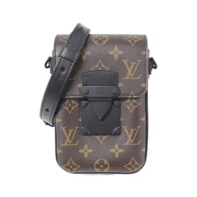 Louis Vuitton Monogram Macassar S-Lock Vertical Wearable Wallet M81522 Shoulder Bag