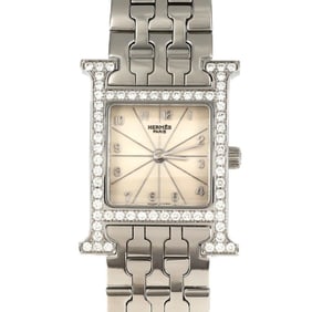 Hermès H Watch D HH1.230 SS Quartz Wristwatch