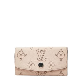 Louis Vuitton Monogram Mahina Multicle 4 Key Case, 4-Ring, M82760, Rose Jasmine Pink Leather,