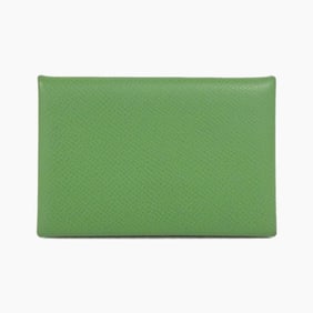Hermes Hermès Calvi Verso 078475CK Business Card Case