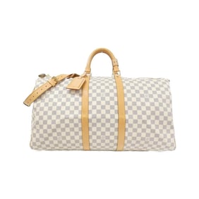 Louis Vuitton Damier Azur Keepall Bandouliere 55cm N41429 Boston Bag