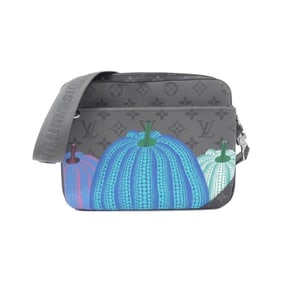 Louis Vuitton Monogram Eclipse Reverse (LV x YK) Trio Messenger Shoulder Bag M46435