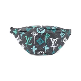 Louis Vuitton Monogram Eclipse (LV Graffiti Vert) Discovery Bum Bag PM M21397 Shoulder