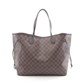 Louis Vuitton Neverfull GM Tote Bag, Coated Canvas and Leather with Damier Finish, Women's, Brown,