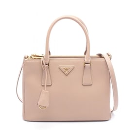 Prada SAFFIANO LUX Galleria handbag in Saffiano leather, women's, pink, 1BA863
