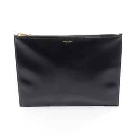 Yves Saint Laurent Saint Laurent Paris second bag/clutch bag, leather, men's/women's, black, 635143