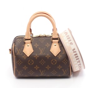 Louis Vuitton Speedy Bandouliere 20 Handbag, Coated Canvas and Leather, Monogram, Women's, Brown,