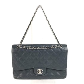CHANEL Double Flap CC Coco Mark Matelasse Quilted 30 Bag with Chain, Crossbody Chain Bag, Shoulder