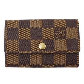 Louis Vuitton Damier Key Case, Men's & Women's, Multicle 6 Brown, Compact, N62630