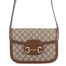 Gucci 1955 Horsebit GG Supreme Shoulder Bag 602204 GUCCI