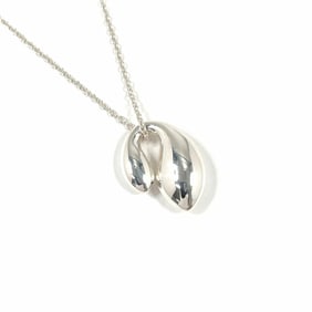 TIFFANY & Co. Tiffany Double Teardrop Elsa Peretti Necklace in 925 Sterling Silver for Women