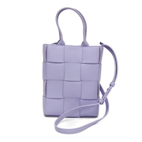Bottega Veneta Mini Cassette Women's Leather Shoulder Bag,Tote Bag Purple
