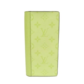 Louis Vuitton Taigarama Brazza Wallet M14131 Men's Taigarama Long Wallet (bi-fold) Lemon Yellow