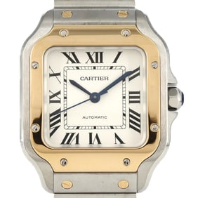 Cartier Santos de MM Two-tone W2SA0016 SSxYG Automatic Watch