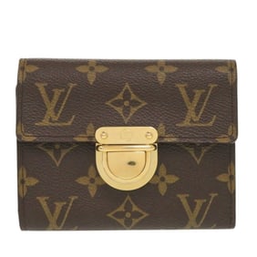 Louis Vuitton Koala Monogram Portefeuille M58013 Canvas Brown Tri-fold Wallet LV 0269