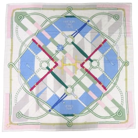 Hermes Excellent condition Hermès Carré 140 Jean PARCOURS SANS FAUTE (Parcours Saint Fort) perfect