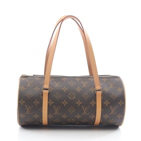 Louis Vuitton Papillon 30 Handbag, Coated Canvas and Leather, Monogram, Women's, Brown, M51385