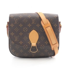 Louis Vuitton Saint-Cloud GM Shoulder Bag, Coated Canvas and Leather, Monogram, Women's, Brown,
