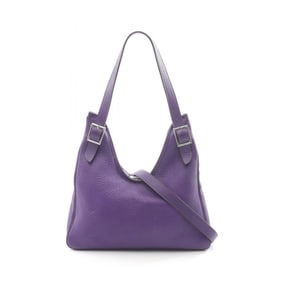 Hermes Hermès Masai PM Shoulder Bag in Taurillon Clemence Leather, Purple
