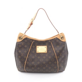 Louis Vuitton Galliera PM Shoulder Bag, Coated Canvas and Leather, Monogram, Women's, Brown, M56382