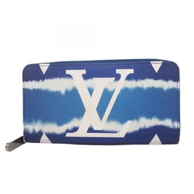 Louis Vuitton Long Wallet LV Escale Zippy M68841 Blue Men's