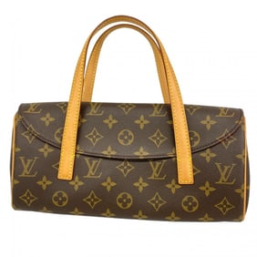 Louis Vuitton Monogram Sonatine Handbag M51902 Brown Women's