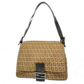 Fendi Zucchino Mamma Bucket Handbag in Brown Nylon Canvas for Women