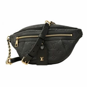 Louis Vuitton Monogram Empreinte High Rise PM Body Bag M14353 Black Women's