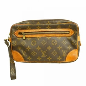 Louis Vuitton Monogram Marly Dragonne GM Clutch Bag M51825 Brown Men's