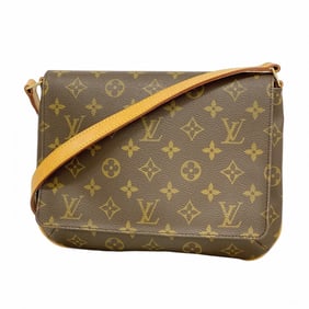 Louis Vuitton Monogram Musette Tango Short Strap Shoulder Bag M51257 Brown Women's