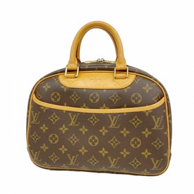 Louis Vuitton Monogram Trouville Handbag M42228 Brown Women's
