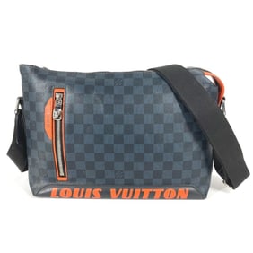 LOUIS VUITTON N40159 Damier Cobalt Discovery Messenger Bag, Crossbody Shoulder Canvas and Leather,