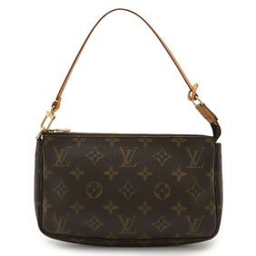 LOUIS VUITTON Monogram Pochette Accessoires Pouch Handbag M51980