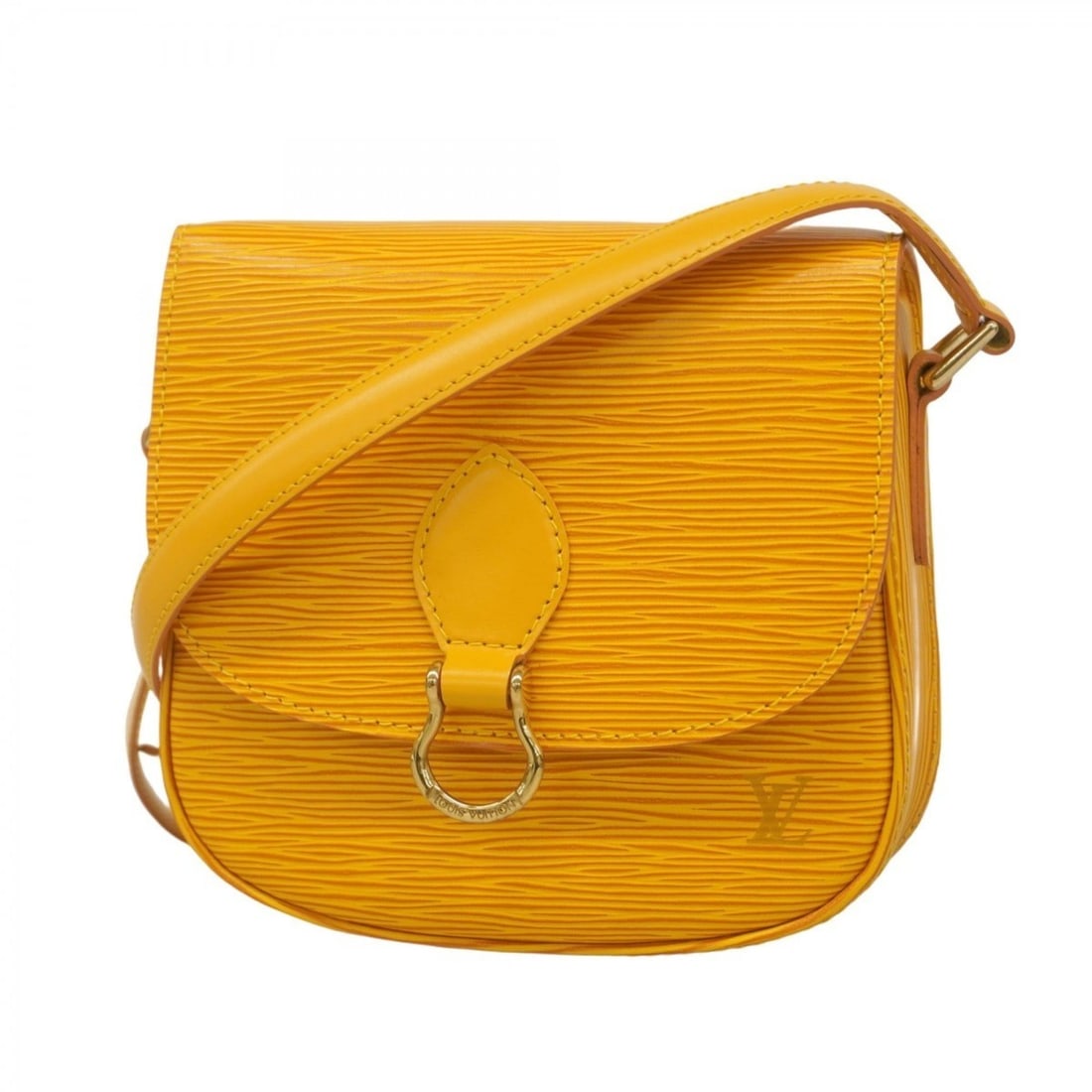 Louis Vuitton Epi Mini Saint-Cloud Shoulder Bag M52219 Jaune for Women (1 of 16)