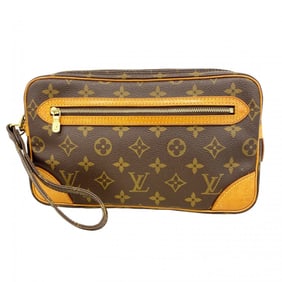 Louis Vuitton Monogram Marly Dragonne GM Clutch Bag M51825 Brown Men's
