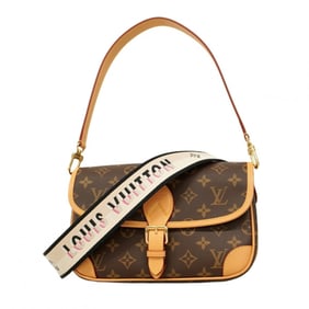 Louis Vuitton Monogram Diane NM PM Handbag M45985 Brown Noir 2-Way Bag for Women