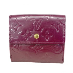Louis Vuitton Vernis Portefeuille Elise Tri-fold Wallet M93576 Violette Women's